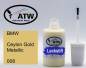 Preview: BMW, Ceylon Gold Metallic, 008: 20ml Lackstift, von ATW Autoteile West.